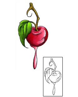 Cherry Tattoo For Women tattoo | CCF-00168