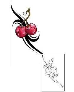 Cherry Tattoo For Women tattoo | CCF-00171