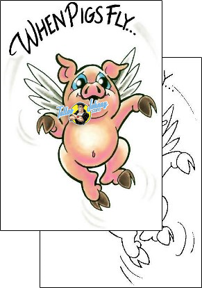 Pig Tattoo animal-pig-tattoos-cherry-creek-flash-ccf-00173