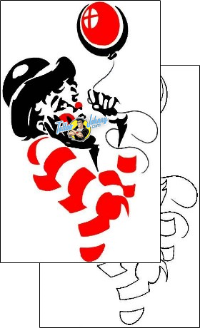 Clown Tattoo fantasy-clown-tattoos-cherry-creek-flash-ccf-00177