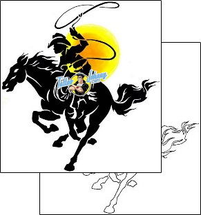 Horse Tattoo animal-horse-tattoos-cherry-creek-flash-ccf-00191