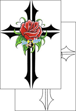 Rose Tattoo plant-life-rose-tattoos-cherry-creek-flash-ccf-00213