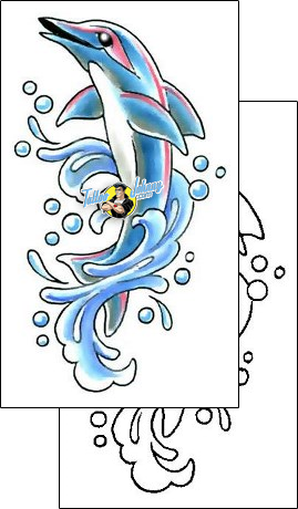 Dolphin Tattoo dolphin-tattoos-cherry-creek-flash-ccf-00225