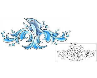 Lower Back Tattoo Marine Life tattoo | CCF-00232