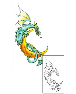 Dragon Tattoo Mythology tattoo | CCF-00247