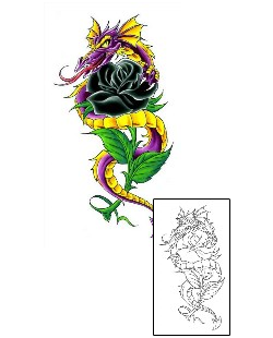 Rose Tattoo Plant Life tattoo | CCF-00255
