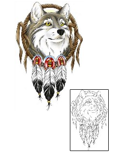 Wolf Tattoo Miscellaneous tattoo | CCF-00269