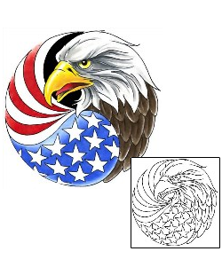 Patriotic Tattoo Animal tattoo | CCF-00285