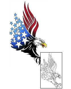 Patriotic Tattoo Animal tattoo | CCF-00287