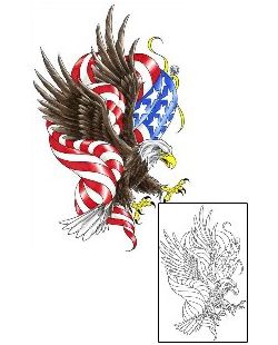 Flag Tattoo Animal tattoo | CCF-00293