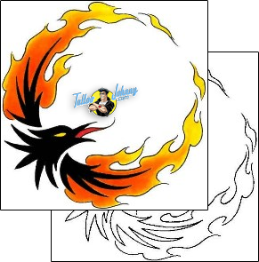 Fire – Flames Tattoo fantasy-phoenix-tattoos-cherry-creek-flash-ccf-00298