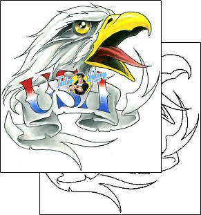 Eagle Tattoo animal-eagle-tattoos-cherry-creek-flash-ccf-00301