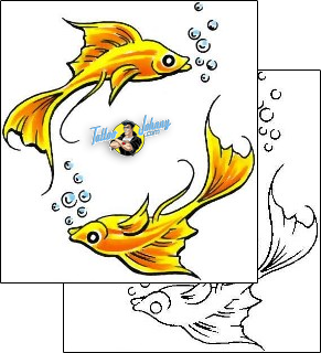 Fish Tattoo marine-life-fish-tattoos-cherry-creek-flash-ccf-00359