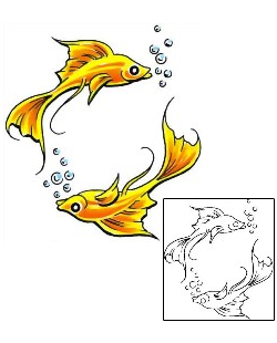 Fish Tattoo Specific Body Parts tattoo | CCF-00359