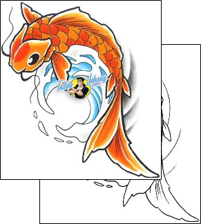 Fish Tattoo marine-life-fish-tattoos-cherry-creek-flash-ccf-00360