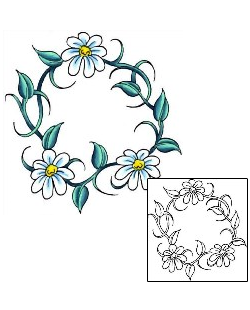 Daisy Tattoo Specific Body Parts tattoo | CCF-00371