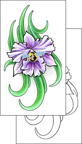Orchid Tattoo ccf-00372