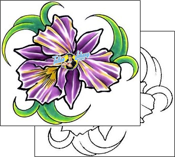 Orchid Tattoo ccf-00391