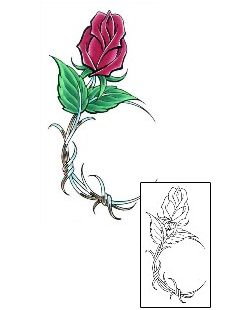 Rose Tattoo Specific Body Parts tattoo | CCF-00403