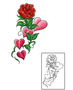 Rose Tattoo For Women tattoo | CCF-00404