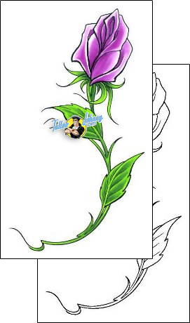 Flower Tattoo plant-life-rose-tattoos-cherry-creek-flash-ccf-00406