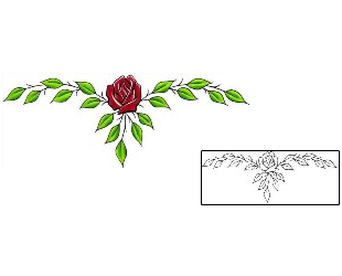 Rose Tattoo Plant Life tattoo | CCF-00409