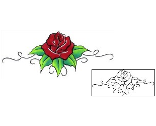 Rose Tattoo Plant Life tattoo | CCF-00410