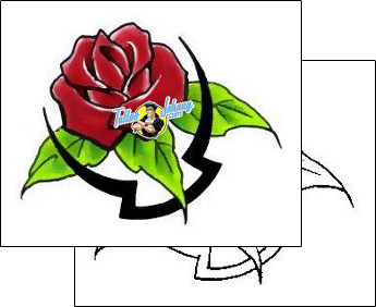 Rose Tattoo plant-life-rose-tattoos-cherry-creek-flash-ccf-00412