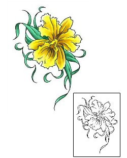 Daffodil Tattoo Plant Life tattoo | CCF-00416