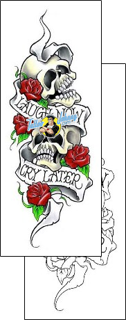 Skull Tattoo horror-skull-tattoos-cherry-creek-flash-ccf-00421