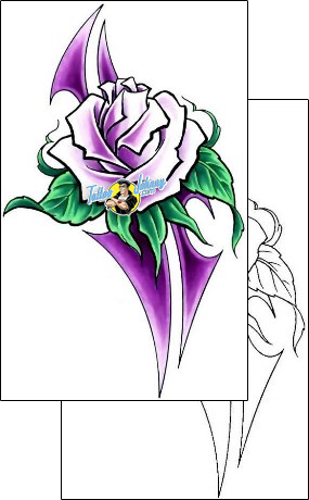Rose Tattoo plant-life-rose-tattoos-cherry-creek-flash-ccf-00439