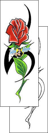 Rose Tattoo plant-life-rose-tattoos-cherry-creek-flash-ccf-00440