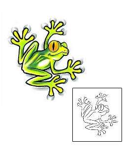 Frog Tattoo Reptiles & Amphibians tattoo | CCF-00469