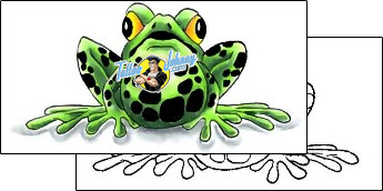 Frog Tattoo reptiles-and-amphibians-frog-tattoos-cherry-creek-flash-ccf-00474