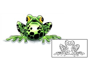 Frog Tattoo Reptiles & Amphibians tattoo | CCF-00474