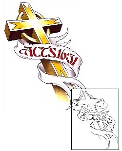 Banner Tattoo Miscellaneous tattoo | CCF-00482