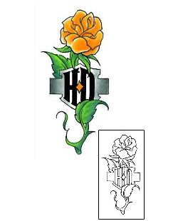 Rose Tattoo Plant Life tattoo | CCF-00507