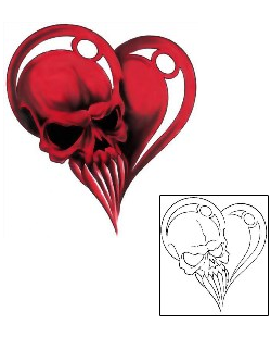 Skull Tattoo For Women tattoo | CCF-00534