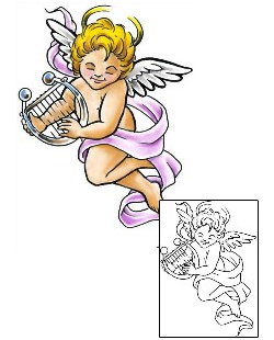 Angel Tattoo Religious & Spiritual tattoo | CCF-00554