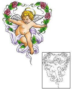 Angel Tattoo Religious & Spiritual tattoo | CCF-00555