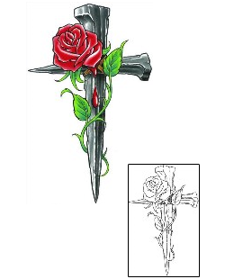 Rose Tattoo Plant Life tattoo | CCF-00558