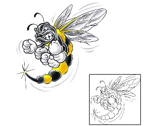 Hornet Tattoo Insects tattoo | CCF-00566