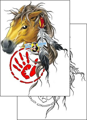 Horse Tattoo animal-horse-tattoos-cherry-creek-flash-ccf-00580