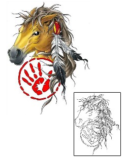 Horse Tattoo Miscellaneous tattoo | CCF-00580