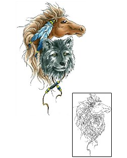 Horse Tattoo Miscellaneous tattoo | CCF-00584