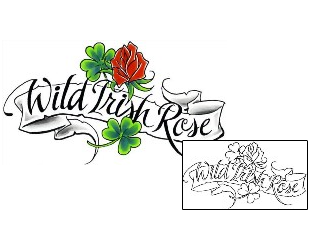 Irish Tattoo Plant Life tattoo | CCF-00596