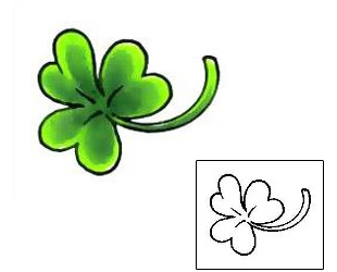 Clover Tattoo Plant Life tattoo | CCF-00600