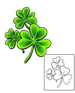 Clover Tattoo Plant Life tattoo | CCF-00601