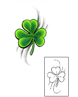 Clover Tattoo Plant Life tattoo | CCF-00604