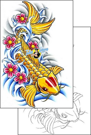 Fish Tattoo marine-life-fish-tattoos-cherry-creek-flash-ccf-00614